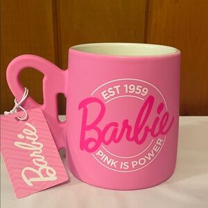 Barbie Pink Ceramic Mug with Logo